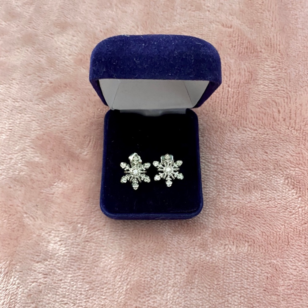 Snowflake earrings